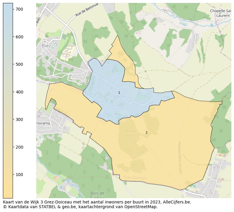 Aantal inwoners op de kaart van de Wijk 3 Grez-Doiceau: Op deze pagina vind je veel informatie over inwoners (zoals de verdeling naar leeftijdsgroepen, gezinssamenstelling, geslacht, autochtoon of Belgisch met een immigratie achtergrond,...), woningen (aantallen, types, prijs ontwikkeling, gebruik, type eigendom,...) en méér (autobezit, energieverbruik,...)  op basis van open data van STATBEL en diverse andere bronnen!