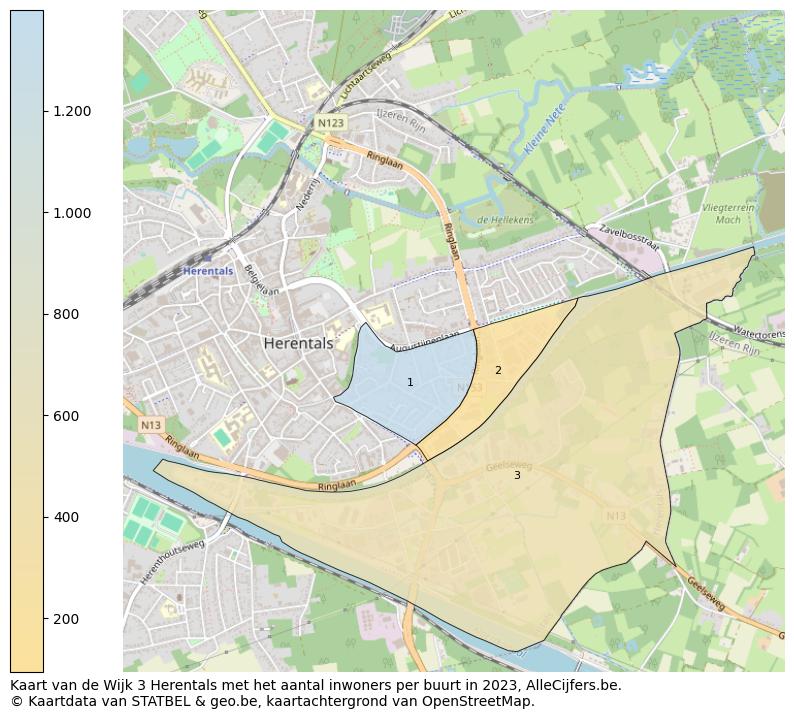 Aantal inwoners op de kaart van de Wijk 3 Herentals: Op deze pagina vind je veel informatie over inwoners (zoals de verdeling naar leeftijdsgroepen, gezinssamenstelling, geslacht, autochtoon of Belgisch met een immigratie achtergrond,...), woningen (aantallen, types, prijs ontwikkeling, gebruik, type eigendom,...) en méér (autobezit, energieverbruik,...)  op basis van open data van STATBEL en diverse andere bronnen!