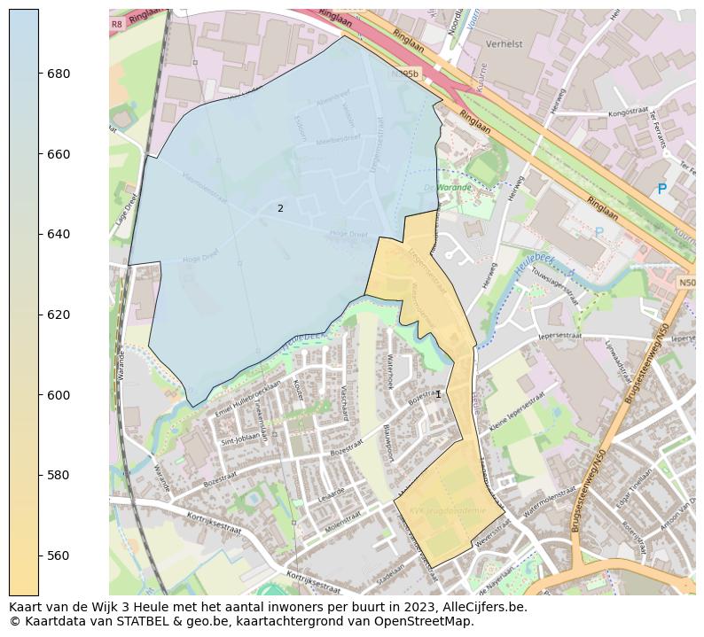 Aantal inwoners op de kaart van de Wijk 3 Heule: Op deze pagina vind je veel informatie over inwoners (zoals de verdeling naar leeftijdsgroepen, gezinssamenstelling, geslacht, autochtoon of Belgisch met een immigratie achtergrond,...), woningen (aantallen, types, prijs ontwikkeling, gebruik, type eigendom,...) en méér (autobezit, energieverbruik,...)  op basis van open data van STATBEL en diverse andere bronnen!
