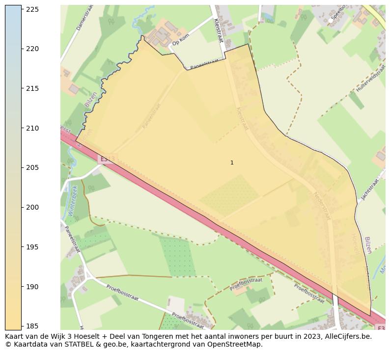 Aantal inwoners op de kaart van de Wijk 3 Hoeselt + Deel van Tongeren: Op deze pagina vind je veel informatie over inwoners (zoals de verdeling naar leeftijdsgroepen, gezinssamenstelling, geslacht, autochtoon of Belgisch met een immigratie achtergrond,...), woningen (aantallen, types, prijs ontwikkeling, gebruik, type eigendom,...) en méér (autobezit, energieverbruik,...)  op basis van open data van STATBEL en diverse andere bronnen!