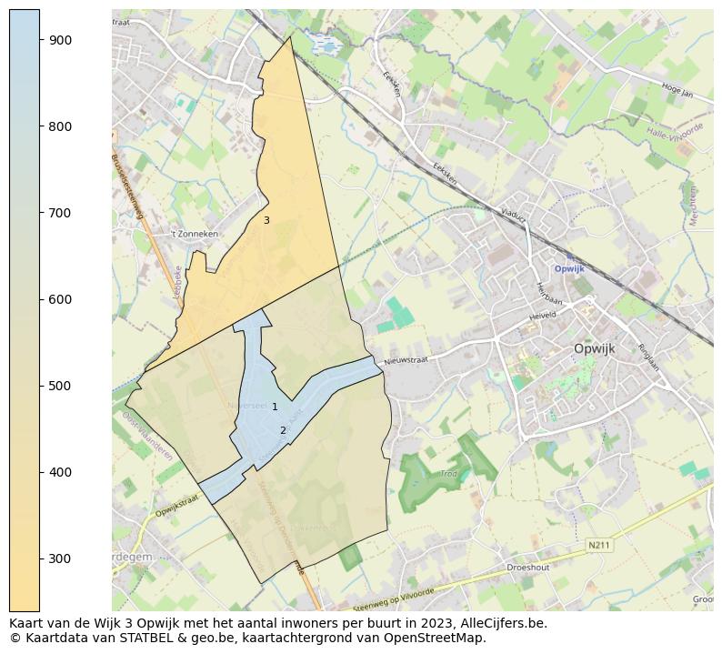 Aantal inwoners op de kaart van de Wijk 3 Opwijk: Op deze pagina vind je veel informatie over inwoners (zoals de verdeling naar leeftijdsgroepen, gezinssamenstelling, geslacht, autochtoon of Belgisch met een immigratie achtergrond,...), woningen (aantallen, types, prijs ontwikkeling, gebruik, type eigendom,...) en méér (autobezit, energieverbruik,...)  op basis van open data van STATBEL en diverse andere bronnen!