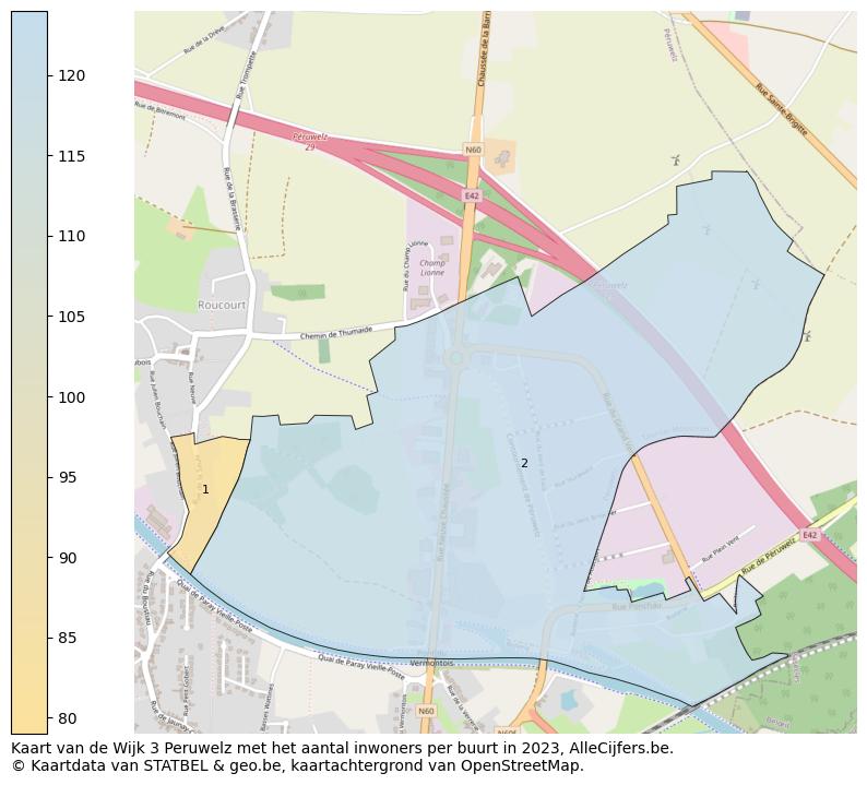 Aantal inwoners op de kaart van de Wijk 3 Peruwelz: Op deze pagina vind je veel informatie over inwoners (zoals de verdeling naar leeftijdsgroepen, gezinssamenstelling, geslacht, autochtoon of Belgisch met een immigratie achtergrond,...), woningen (aantallen, types, prijs ontwikkeling, gebruik, type eigendom,...) en méér (autobezit, energieverbruik,...)  op basis van open data van STATBEL en diverse andere bronnen!