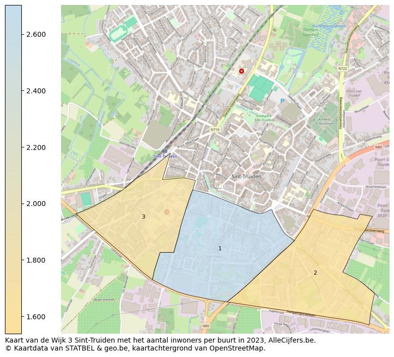 Aantal inwoners op de kaart van de Wijk 3 Sint-Truiden: Op deze pagina vind je veel informatie over inwoners (zoals de verdeling naar leeftijdsgroepen, gezinssamenstelling, geslacht, autochtoon of Belgisch met een immigratie achtergrond,...), woningen (aantallen, types, prijs ontwikkeling, gebruik, type eigendom,...) en méér (autobezit, energieverbruik,...)  op basis van open data van STATBEL en diverse andere bronnen!