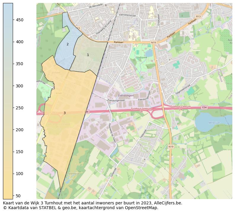 Aantal inwoners op de kaart van de Wijk 3 Turnhout: Op deze pagina vind je veel informatie over inwoners (zoals de verdeling naar leeftijdsgroepen, gezinssamenstelling, geslacht, autochtoon of Belgisch met een immigratie achtergrond,...), woningen (aantallen, types, prijs ontwikkeling, gebruik, type eigendom,...) en méér (autobezit, energieverbruik,...)  op basis van open data van STATBEL en diverse andere bronnen!