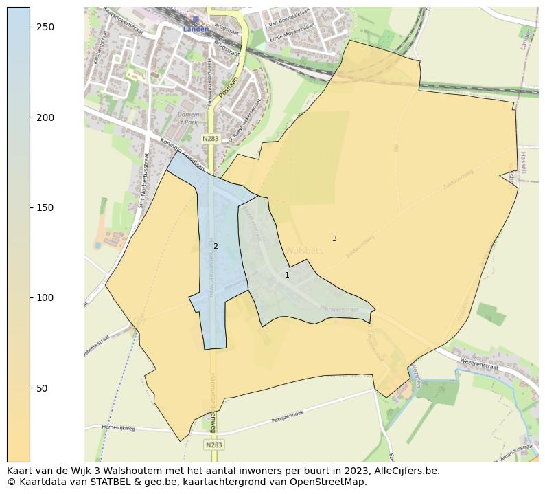 Aantal inwoners op de kaart van de Wijk 3 Walshoutem: Op deze pagina vind je veel informatie over inwoners (zoals de verdeling naar leeftijdsgroepen, gezinssamenstelling, geslacht, autochtoon of Belgisch met een immigratie achtergrond,...), woningen (aantallen, types, prijs ontwikkeling, gebruik, type eigendom,...) en méér (autobezit, energieverbruik,...)  op basis van open data van STATBEL en diverse andere bronnen!