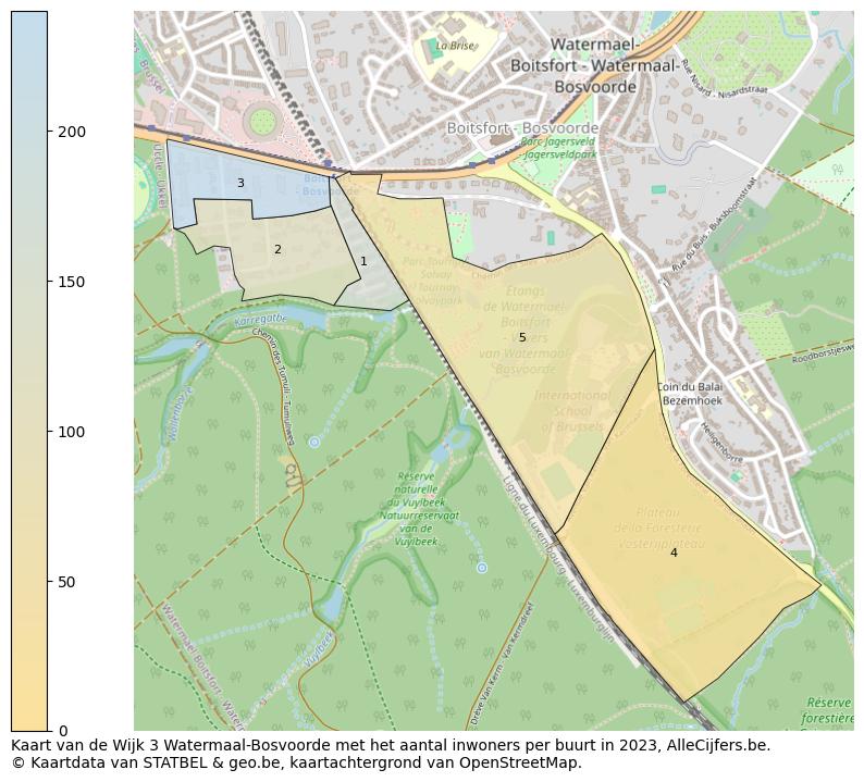 Aantal inwoners op de kaart van de Wijk 3 Watermaal-Bosvoorde: Op deze pagina vind je veel informatie over inwoners (zoals de verdeling naar leeftijdsgroepen, gezinssamenstelling, geslacht, autochtoon of Belgisch met een immigratie achtergrond,...), woningen (aantallen, types, prijs ontwikkeling, gebruik, type eigendom,...) en méér (autobezit, energieverbruik,...)  op basis van open data van STATBEL en diverse andere bronnen!