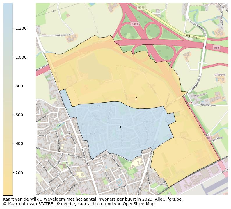 Aantal inwoners op de kaart van de Wijk 3 Wevelgem: Op deze pagina vind je veel informatie over inwoners (zoals de verdeling naar leeftijdsgroepen, gezinssamenstelling, geslacht, autochtoon of Belgisch met een immigratie achtergrond,...), woningen (aantallen, types, prijs ontwikkeling, gebruik, type eigendom,...) en méér (autobezit, energieverbruik,...)  op basis van open data van STATBEL en diverse andere bronnen!