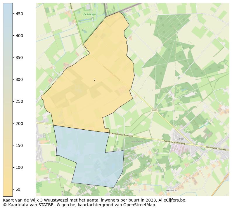 Aantal inwoners op de kaart van de Wijk 3 Wuustwezel: Op deze pagina vind je veel informatie over inwoners (zoals de verdeling naar leeftijdsgroepen, gezinssamenstelling, geslacht, autochtoon of Belgisch met een immigratie achtergrond,...), woningen (aantallen, types, prijs ontwikkeling, gebruik, type eigendom,...) en méér (autobezit, energieverbruik,...)  op basis van open data van STATBEL en diverse andere bronnen!