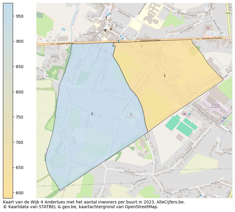 Aantal inwoners op de kaart van de Wijk 4 Anderlues: Op deze pagina vind je veel informatie over inwoners (zoals de verdeling naar leeftijdsgroepen, gezinssamenstelling, geslacht, autochtoon of Belgisch met een immigratie achtergrond,...), woningen (aantallen, types, prijs ontwikkeling, gebruik, type eigendom,...) en méér (autobezit, energieverbruik,...)  op basis van open data van STATBEL en diverse andere bronnen!