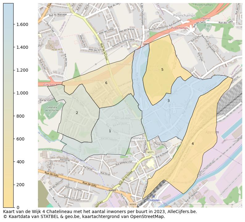 Aantal inwoners op de kaart van de Wijk 4 Chatelineau: Op deze pagina vind je veel informatie over inwoners (zoals de verdeling naar leeftijdsgroepen, gezinssamenstelling, geslacht, autochtoon of Belgisch met een immigratie achtergrond,...), woningen (aantallen, types, prijs ontwikkeling, gebruik, type eigendom,...) en méér (autobezit, energieverbruik,...)  op basis van open data van STATBEL en diverse andere bronnen!