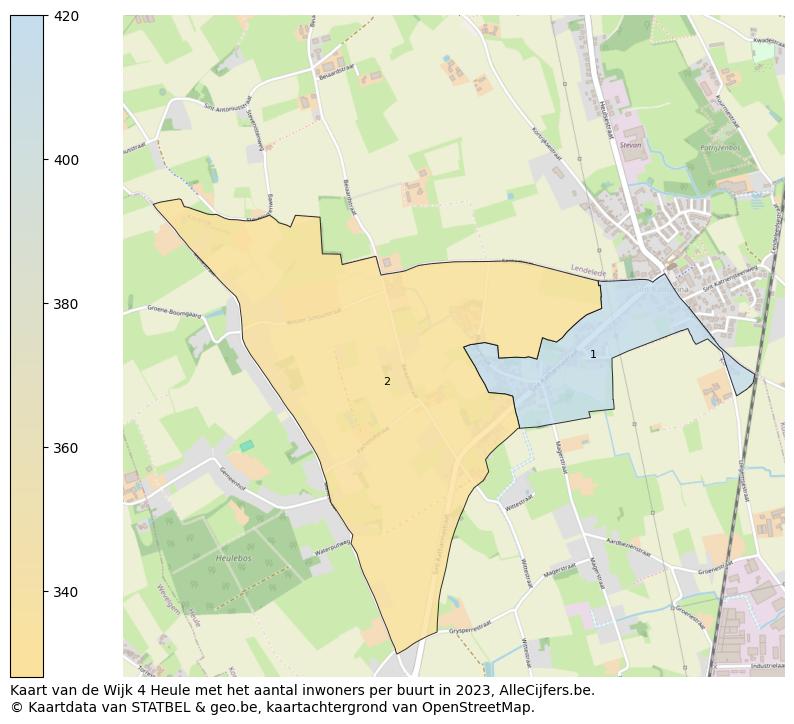 Aantal inwoners op de kaart van de Wijk 4 Heule: Op deze pagina vind je veel informatie over inwoners (zoals de verdeling naar leeftijdsgroepen, gezinssamenstelling, geslacht, autochtoon of Belgisch met een immigratie achtergrond,...), woningen (aantallen, types, prijs ontwikkeling, gebruik, type eigendom,...) en méér (autobezit, energieverbruik,...)  op basis van open data van STATBEL en diverse andere bronnen!