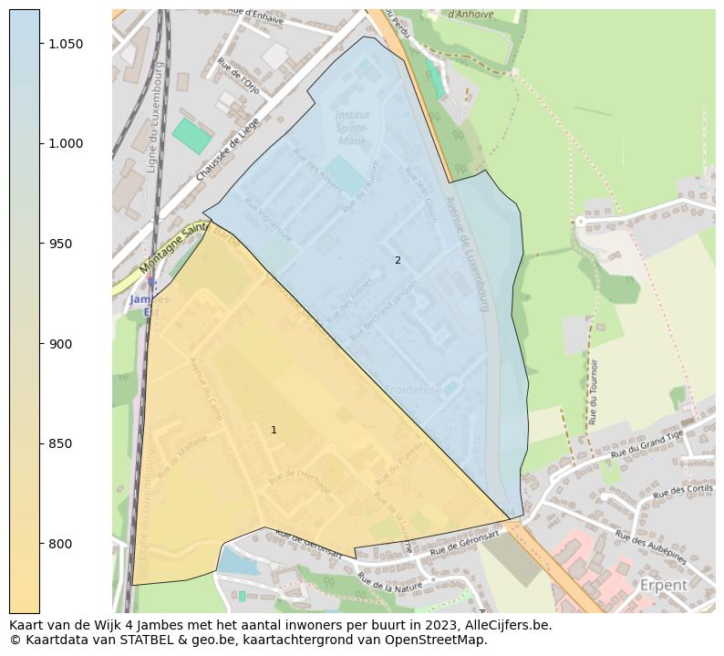 Aantal inwoners op de kaart van de Wijk 4 Jambes: Op deze pagina vind je veel informatie over inwoners (zoals de verdeling naar leeftijdsgroepen, gezinssamenstelling, geslacht, autochtoon of Belgisch met een immigratie achtergrond,...), woningen (aantallen, types, prijs ontwikkeling, gebruik, type eigendom,...) en méér (autobezit, energieverbruik,...)  op basis van open data van STATBEL en diverse andere bronnen!