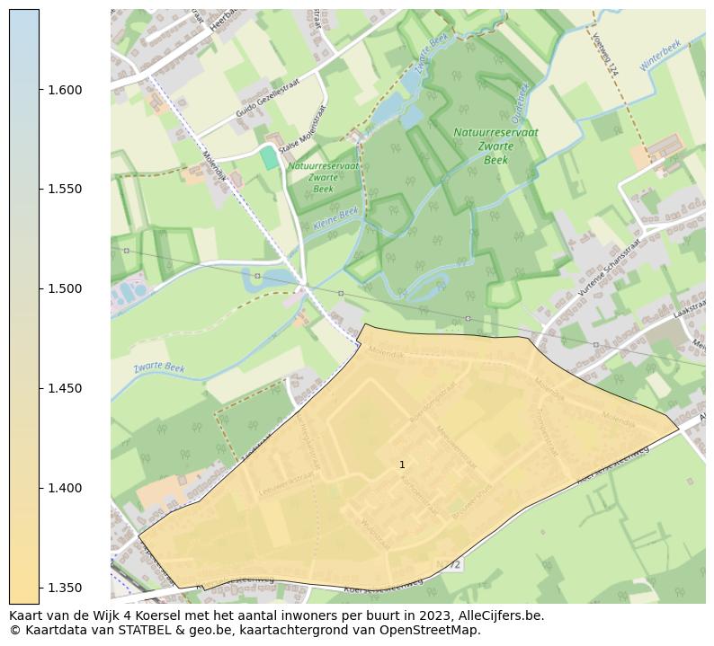 Aantal inwoners op de kaart van de Wijk 4 Koersel: Op deze pagina vind je veel informatie over inwoners (zoals de verdeling naar leeftijdsgroepen, gezinssamenstelling, geslacht, autochtoon of Belgisch met een immigratie achtergrond,...), woningen (aantallen, types, prijs ontwikkeling, gebruik, type eigendom,...) en méér (autobezit, energieverbruik,...)  op basis van open data van STATBEL en diverse andere bronnen!