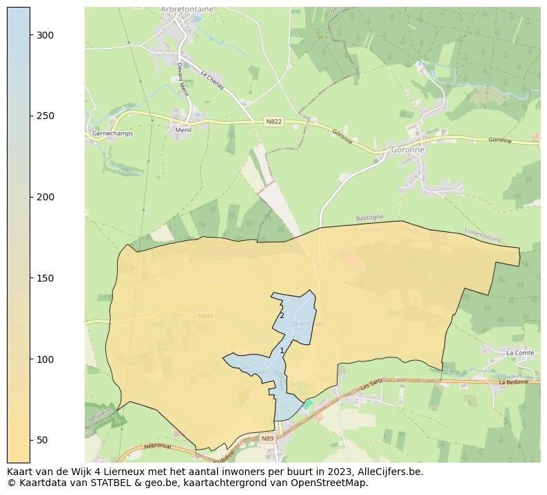 Aantal inwoners op de kaart van de Wijk 4 Lierneux: Op deze pagina vind je veel informatie over inwoners (zoals de verdeling naar leeftijdsgroepen, gezinssamenstelling, geslacht, autochtoon of Belgisch met een immigratie achtergrond,...), woningen (aantallen, types, prijs ontwikkeling, gebruik, type eigendom,...) en méér (autobezit, energieverbruik,...)  op basis van open data van STATBEL en diverse andere bronnen!