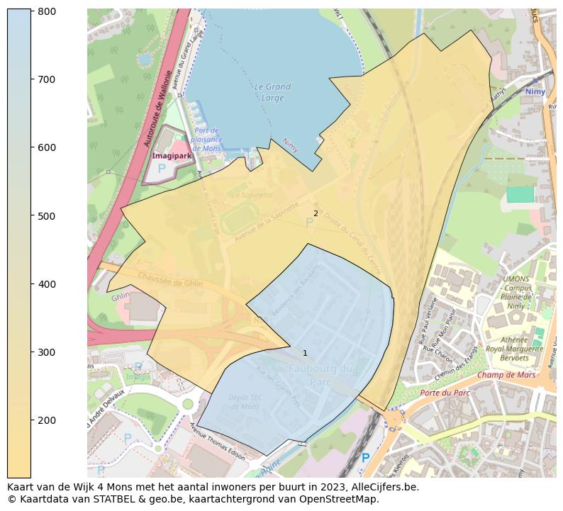 Aantal inwoners op de kaart van de Wijk 4 Mons: Op deze pagina vind je veel informatie over inwoners (zoals de verdeling naar leeftijdsgroepen, gezinssamenstelling, geslacht, autochtoon of Belgisch met een immigratie achtergrond,...), woningen (aantallen, types, prijs ontwikkeling, gebruik, type eigendom,...) en méér (autobezit, energieverbruik,...)  op basis van open data van STATBEL en diverse andere bronnen!