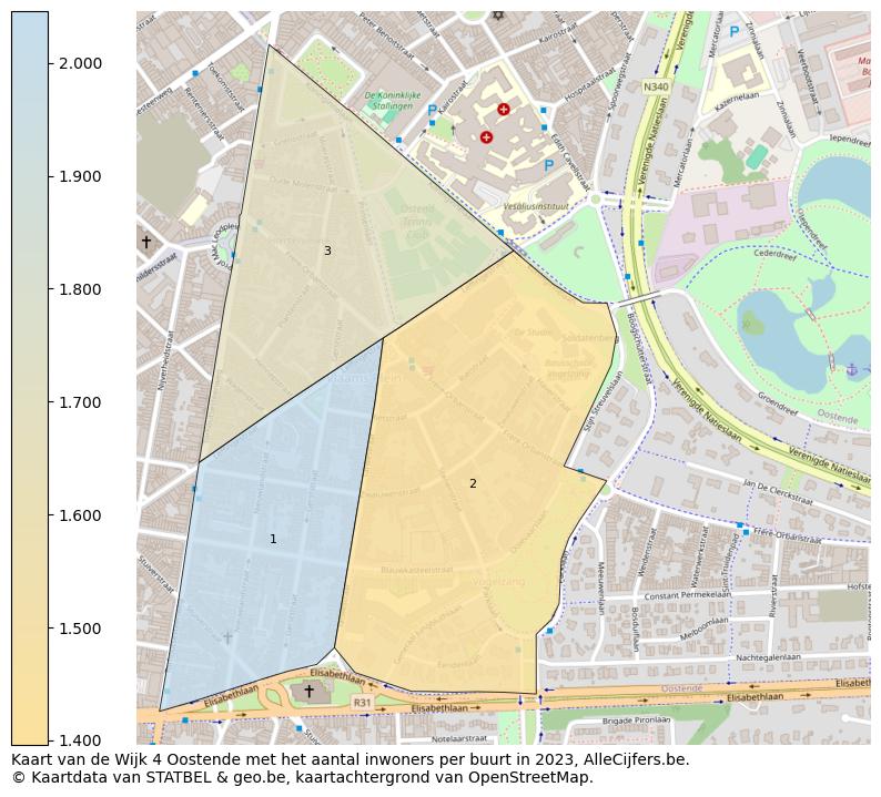 Aantal inwoners op de kaart van de Wijk 4 Oostende: Op deze pagina vind je veel informatie over inwoners (zoals de verdeling naar leeftijdsgroepen, gezinssamenstelling, geslacht, autochtoon of Belgisch met een immigratie achtergrond,...), woningen (aantallen, types, prijs ontwikkeling, gebruik, type eigendom,...) en méér (autobezit, energieverbruik,...)  op basis van open data van STATBEL en diverse andere bronnen!