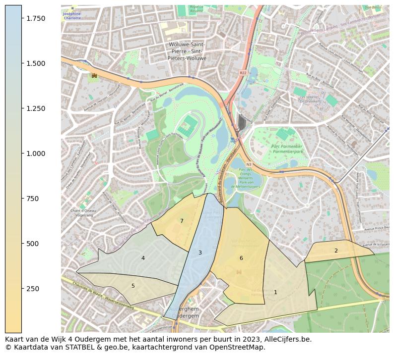 Aantal inwoners op de kaart van de Wijk 4 Oudergem: Op deze pagina vind je veel informatie over inwoners (zoals de verdeling naar leeftijdsgroepen, gezinssamenstelling, geslacht, autochtoon of Belgisch met een immigratie achtergrond,...), woningen (aantallen, types, prijs ontwikkeling, gebruik, type eigendom,...) en méér (autobezit, energieverbruik,...)  op basis van open data van STATBEL en diverse andere bronnen!