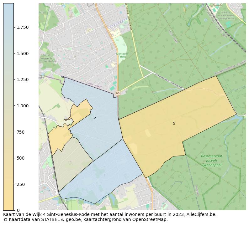 Aantal inwoners op de kaart van de Wijk 4 Sint-Genesius-Rode: Op deze pagina vind je veel informatie over inwoners (zoals de verdeling naar leeftijdsgroepen, gezinssamenstelling, geslacht, autochtoon of Belgisch met een immigratie achtergrond,...), woningen (aantallen, types, prijs ontwikkeling, gebruik, type eigendom,...) en méér (autobezit, energieverbruik,...)  op basis van open data van STATBEL en diverse andere bronnen!