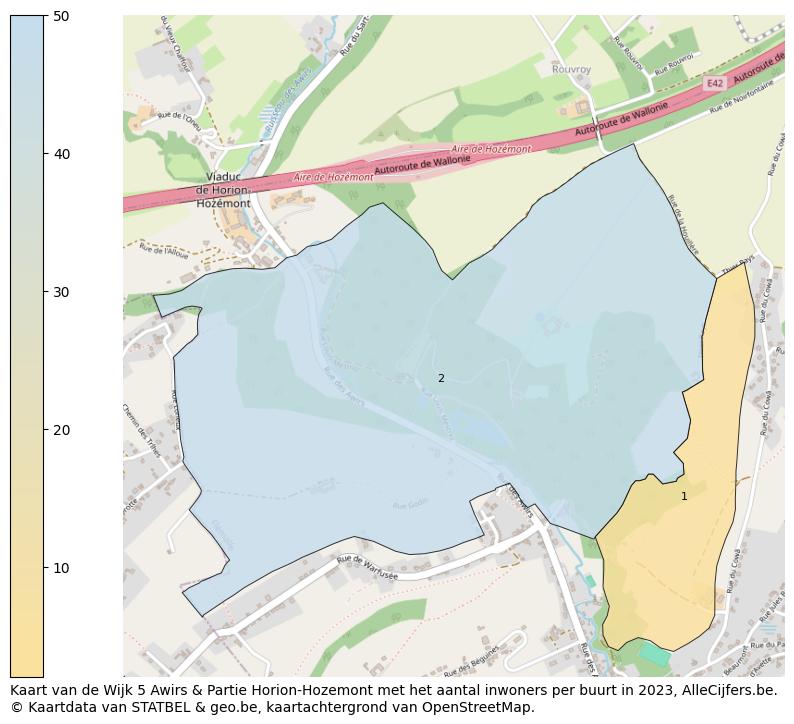 Aantal inwoners op de kaart van de Wijk 5 Awirs & Partie Horion-Hozemont: Op deze pagina vind je veel informatie over inwoners (zoals de verdeling naar leeftijdsgroepen, gezinssamenstelling, geslacht, autochtoon of Belgisch met een immigratie achtergrond,...), woningen (aantallen, types, prijs ontwikkeling, gebruik, type eigendom,...) en méér (autobezit, energieverbruik,...)  op basis van open data van STATBEL en diverse andere bronnen!
