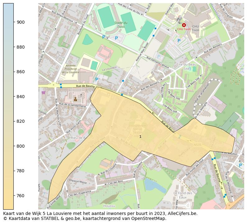 Aantal inwoners op de kaart van de Wijk 5 La Louviere: Op deze pagina vind je veel informatie over inwoners (zoals de verdeling naar leeftijdsgroepen, gezinssamenstelling, geslacht, autochtoon of Belgisch met een immigratie achtergrond,...), woningen (aantallen, types, prijs ontwikkeling, gebruik, type eigendom,...) en méér (autobezit, energieverbruik,...)  op basis van open data van STATBEL en diverse andere bronnen!