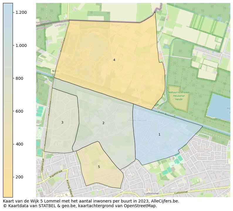 Aantal inwoners op de kaart van de Wijk 5 Lommel: Op deze pagina vind je veel informatie over inwoners (zoals de verdeling naar leeftijdsgroepen, gezinssamenstelling, geslacht, autochtoon of Belgisch met een immigratie achtergrond,...), woningen (aantallen, types, prijs ontwikkeling, gebruik, type eigendom,...) en méér (autobezit, energieverbruik,...)  op basis van open data van STATBEL en diverse andere bronnen!