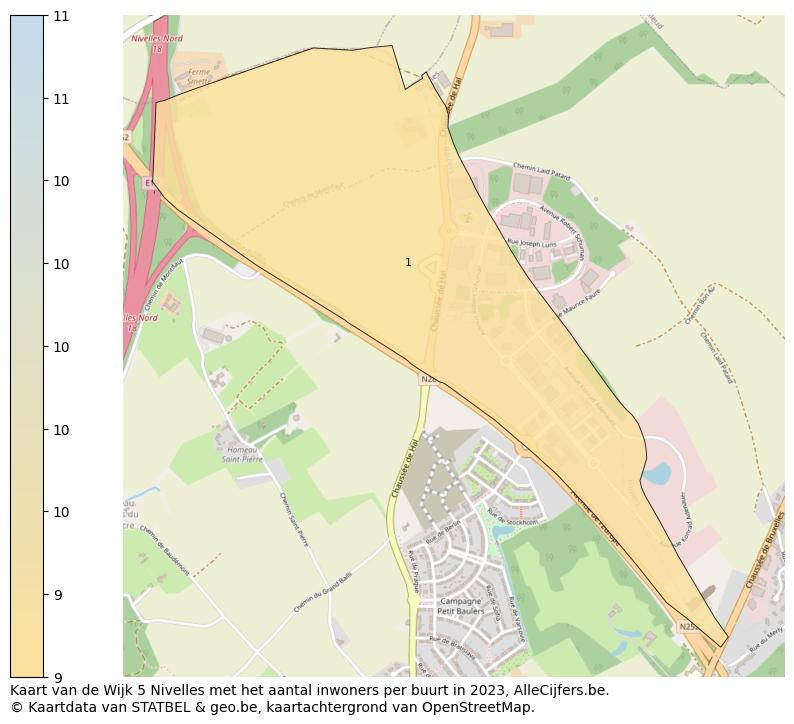 Aantal inwoners op de kaart van de Wijk 5 Nivelles: Op deze pagina vind je veel informatie over inwoners (zoals de verdeling naar leeftijdsgroepen, gezinssamenstelling, geslacht, autochtoon of Belgisch met een immigratie achtergrond,...), woningen (aantallen, types, prijs ontwikkeling, gebruik, type eigendom,...) en méér (autobezit, energieverbruik,...)  op basis van open data van STATBEL en diverse andere bronnen!