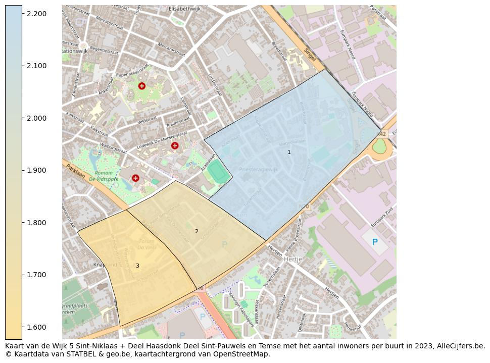 Aantal inwoners op de kaart van de Wijk 5 Sint-Niklaas + Deel Haasdonk Deel Sint-Pauwels en Temse: Op deze pagina vind je veel informatie over inwoners (zoals de verdeling naar leeftijdsgroepen, gezinssamenstelling, geslacht, autochtoon of Belgisch met een immigratie achtergrond,...), woningen (aantallen, types, prijs ontwikkeling, gebruik, type eigendom,...) en méér (autobezit, energieverbruik,...)  op basis van open data van STATBEL en diverse andere bronnen!