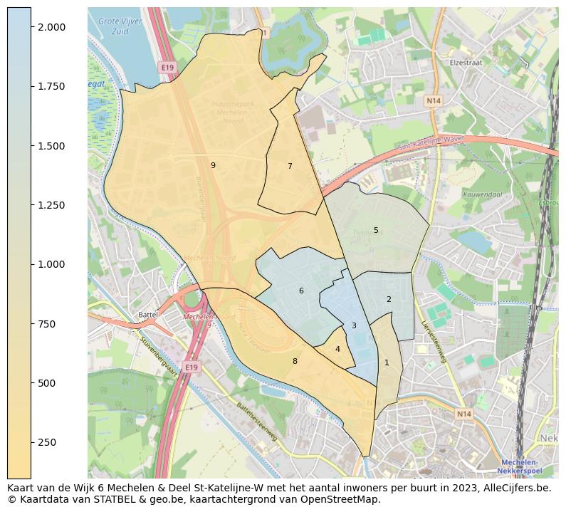 Aantal inwoners op de kaart van de Wijk 6 Mechelen & Deel St-Katelijne-W: Op deze pagina vind je veel informatie over inwoners (zoals de verdeling naar leeftijdsgroepen, gezinssamenstelling, geslacht, autochtoon of Belgisch met een immigratie achtergrond,...), woningen (aantallen, types, prijs ontwikkeling, gebruik, type eigendom,...) en méér (autobezit, energieverbruik,...)  op basis van open data van STATBEL en diverse andere bronnen!