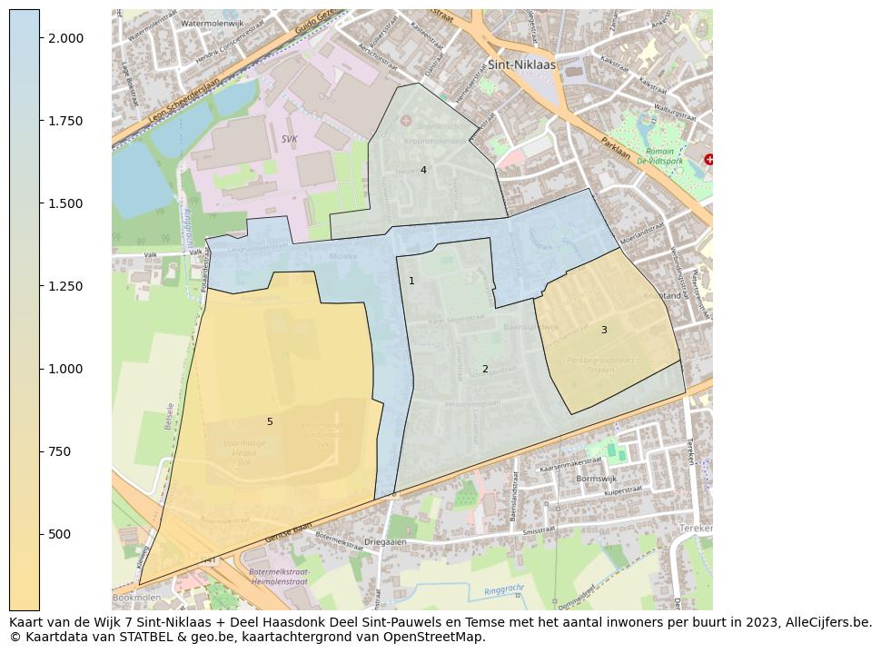 Aantal inwoners op de kaart van de Wijk 7 Sint-Niklaas + Deel Haasdonk Deel Sint-Pauwels en Temse: Op deze pagina vind je veel informatie over inwoners (zoals de verdeling naar leeftijdsgroepen, gezinssamenstelling, geslacht, autochtoon of Belgisch met een immigratie achtergrond,...), woningen (aantallen, types, prijs ontwikkeling, gebruik, type eigendom,...) en méér (autobezit, energieverbruik,...)  op basis van open data van STATBEL en diverse andere bronnen!