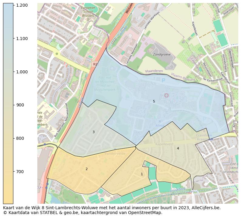 Aantal inwoners op de kaart van de Wijk 8 Sint-Lambrechts-Woluwe: Op deze pagina vind je veel informatie over inwoners (zoals de verdeling naar leeftijdsgroepen, gezinssamenstelling, geslacht, autochtoon of Belgisch met een immigratie achtergrond,...), woningen (aantallen, types, prijs ontwikkeling, gebruik, type eigendom,...) en méér (autobezit, energieverbruik,...)  op basis van open data van STATBEL en diverse andere bronnen!