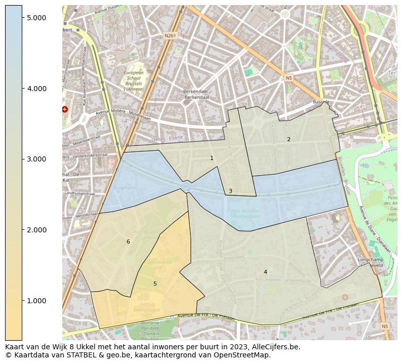 Aantal inwoners op de kaart van de Wijk 8 Ukkel: Op deze pagina vind je veel informatie over inwoners (zoals de verdeling naar leeftijdsgroepen, gezinssamenstelling, geslacht, autochtoon of Belgisch met een immigratie achtergrond,...), woningen (aantallen, types, prijs ontwikkeling, gebruik, type eigendom,...) en méér (autobezit, energieverbruik,...)  op basis van open data van STATBEL en diverse andere bronnen!