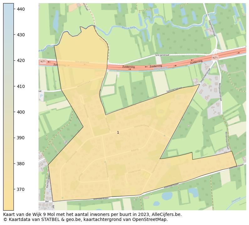 Aantal inwoners op de kaart van de Wijk 9 Mol: Op deze pagina vind je veel informatie over inwoners (zoals de verdeling naar leeftijdsgroepen, gezinssamenstelling, geslacht, autochtoon of Belgisch met een immigratie achtergrond,...), woningen (aantallen, types, prijs ontwikkeling, gebruik, type eigendom,...) en méér (autobezit, energieverbruik,...)  op basis van open data van STATBEL en diverse andere bronnen!